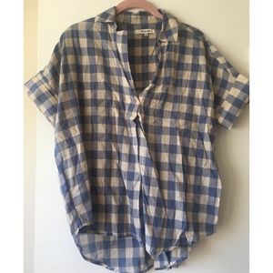 Super cute gingham summer shirt